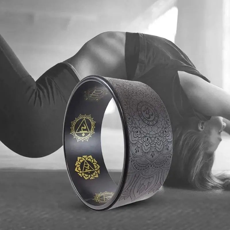 Yoga Wheel with Mandala Pattern product image 4