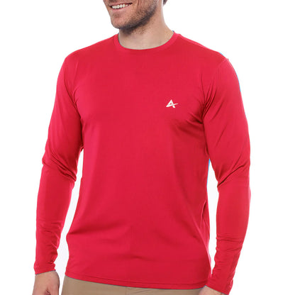 Men'S Cooling Crew Neck Long Sleeve T-Shirt