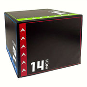 Versatile 3-In-1 Jump Box & Fitness Step(Black)