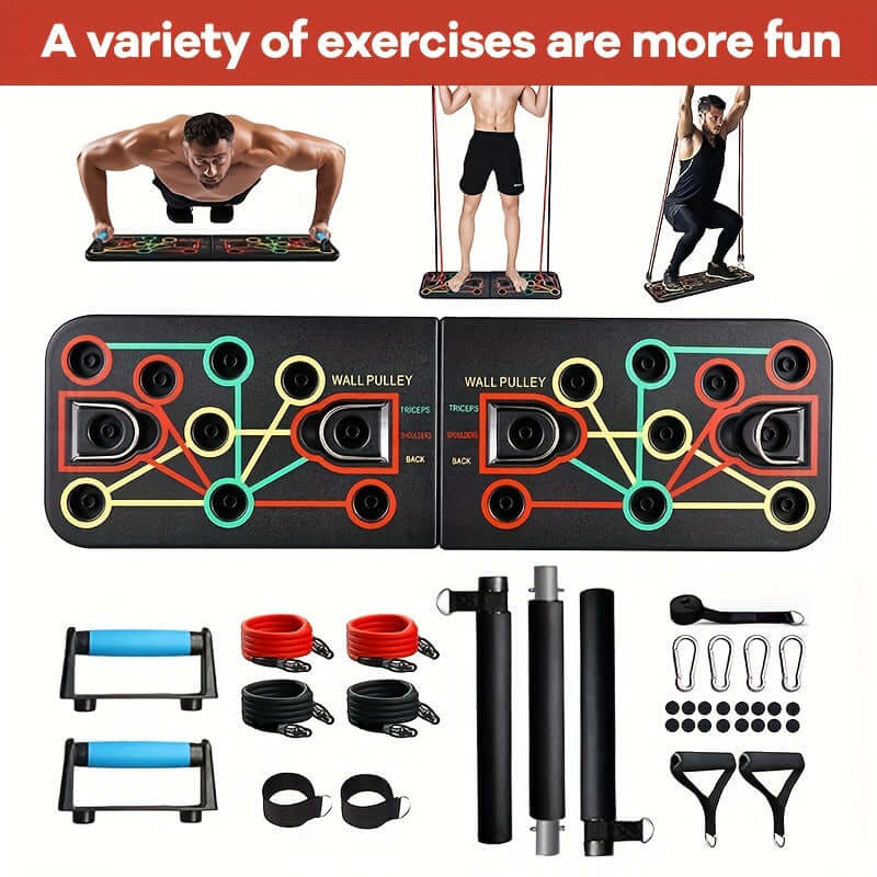Push-Up Board Set with Resistance Bands product image 5