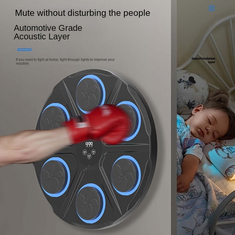Smart Music Boxing Wall Trainer with Gloves product image 5