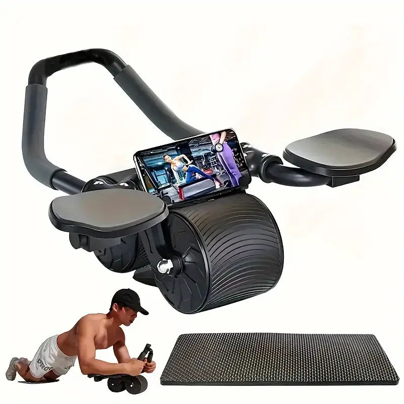 Automatic Rebound Abdominal Wheel with Elbow Pad product image 1