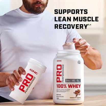 GNC Pro Performance 100% Whey - Creamy Strawberry (25 Servings)