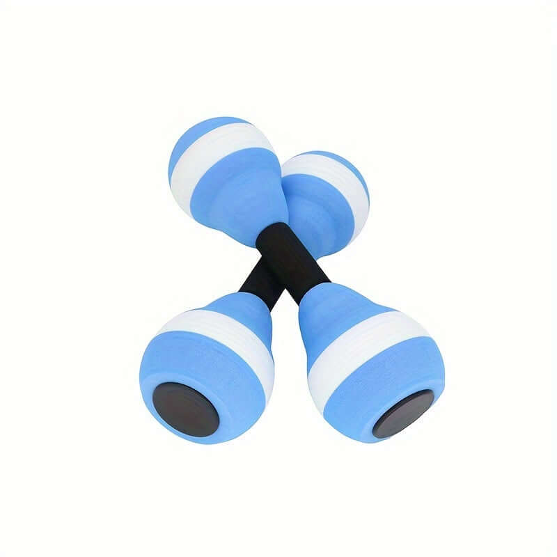 2Pcs Aqua Fitness Barbell - Dual Use Eva Foam Dumbbells(Blue) product image 1