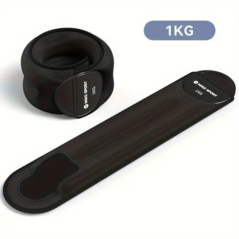 Invisible weighted wristbands for workouts - practical design with 1.81kg for fitness routines.