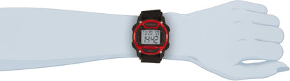 Red Armitron Sport unisex digital chronograph watch with nylon strap and multiple display features.