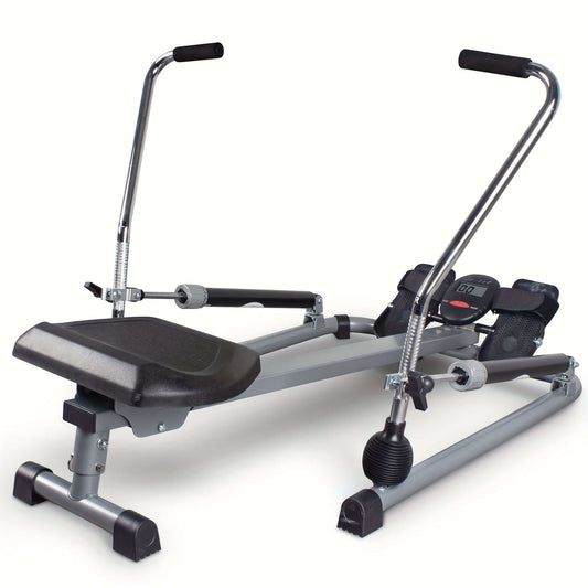 Foldable Rowing Machine with LCD Monitor - Fitness Trainer(Grey) product image 1