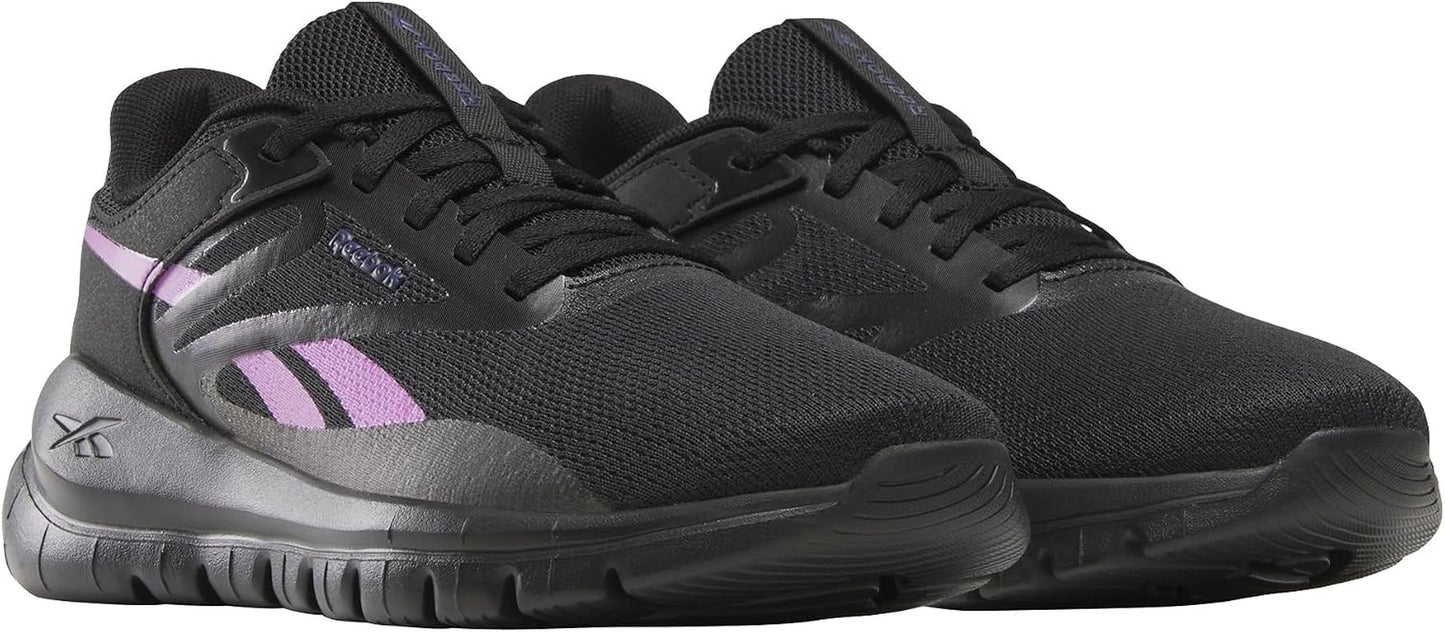 Reebok Split Flex athletic shoes with breathable mesh uppers and flexible rubber soles, designed for active sports performance.