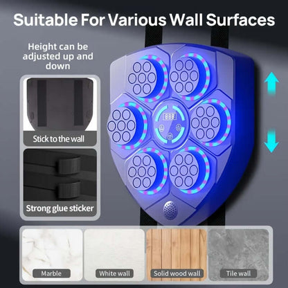 Smart LED Music Boxing Machine Wall Trainer-1