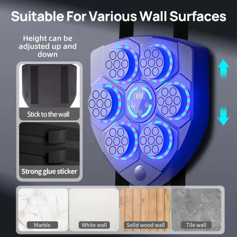 Smart LED Music Boxing Machine Wall Trainer product image 2