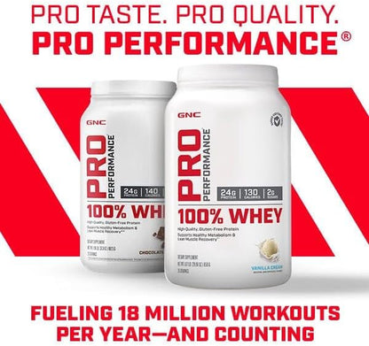 GNC Pro Performance 100% Whey - Creamy Strawberry (25 Servings)
