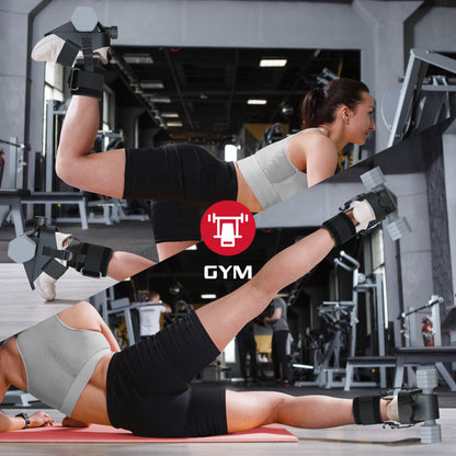 Adjustable Anklebell Leg Weight Adapter – Ankle Weight Dumbbell Attachment (Single)