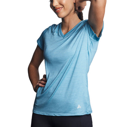 Women'S Cooling V-Neck Short Sleeve T-Shirt
