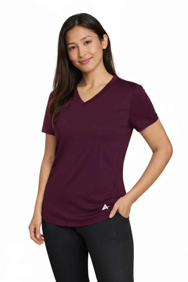 Women'S Cooling V-Neck Short Sleeve T-Shirt