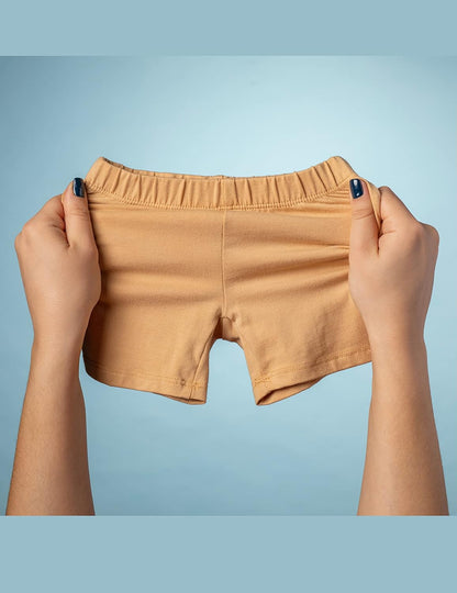 MY WAY toddler and girls' bike shorts in cotton and spandex, 3-pack, for under dresses, dance, and cartwheels, size 2T-16.