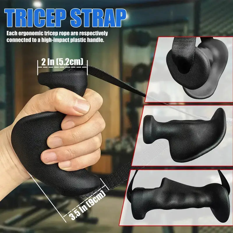 Ergonomic Tricep Rope Pulldown Attachment product image 3