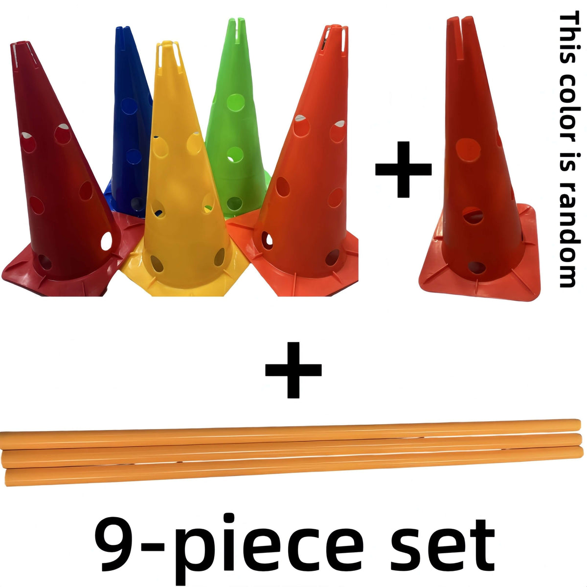 9-Piece Adjustable Soccer Training Hurdle Set product image 4