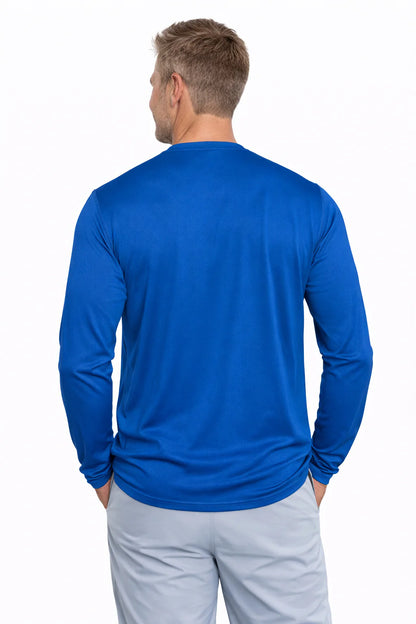 Men'S Cooling Crew Neck Long Sleeve T-Shirt