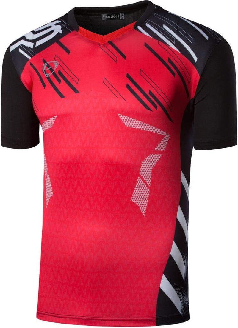 Sportides youth quick-dry athletic performance T-shirt, breathable short sleeve shirt for boys and girls tennis and golf.