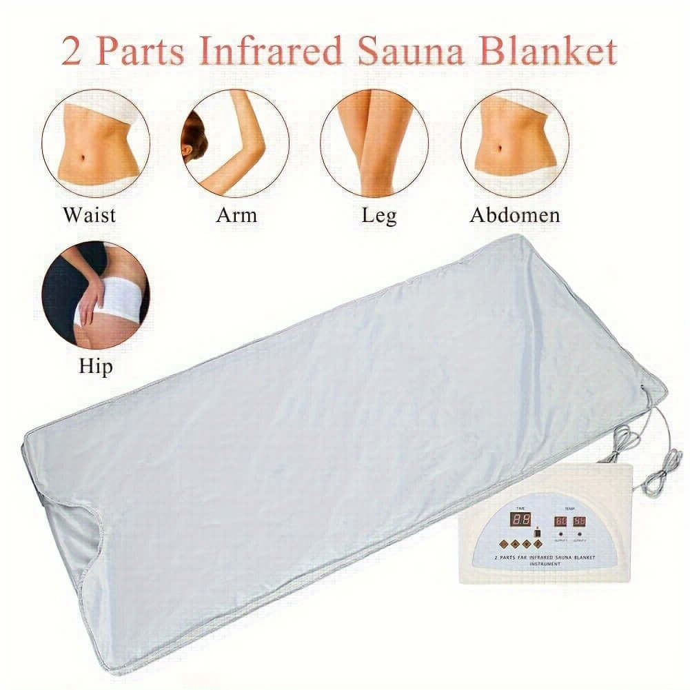 Far Infrared Sauna Blanket for Detox designed for waist, arm, leg, abdomen, and hip slimming and detox.