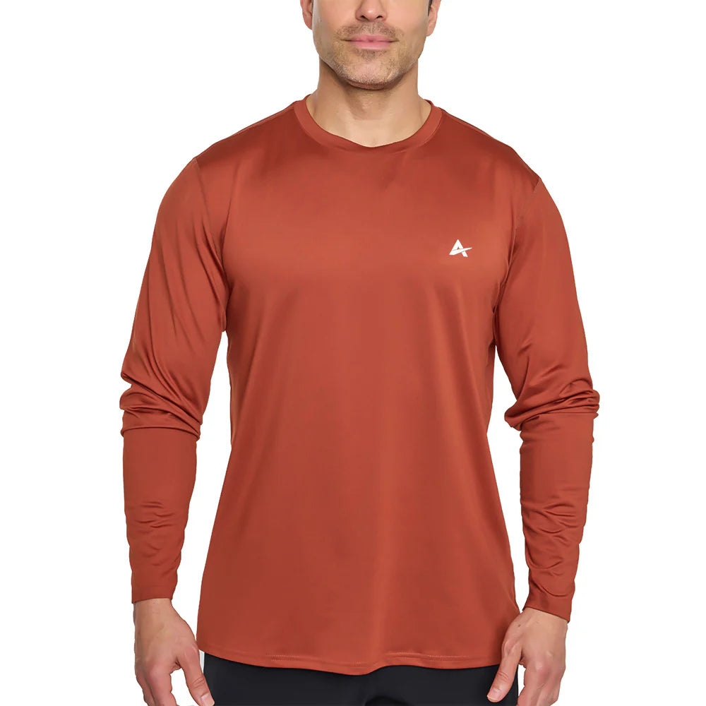 Men'S Cooling Crew Neck Long Sleeve T-Shirt