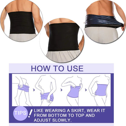 Premium Men's Sauna Vest - Slimming Waist Trainer & Body Shaper for Effective Weight Loss and Enhanced Workouts