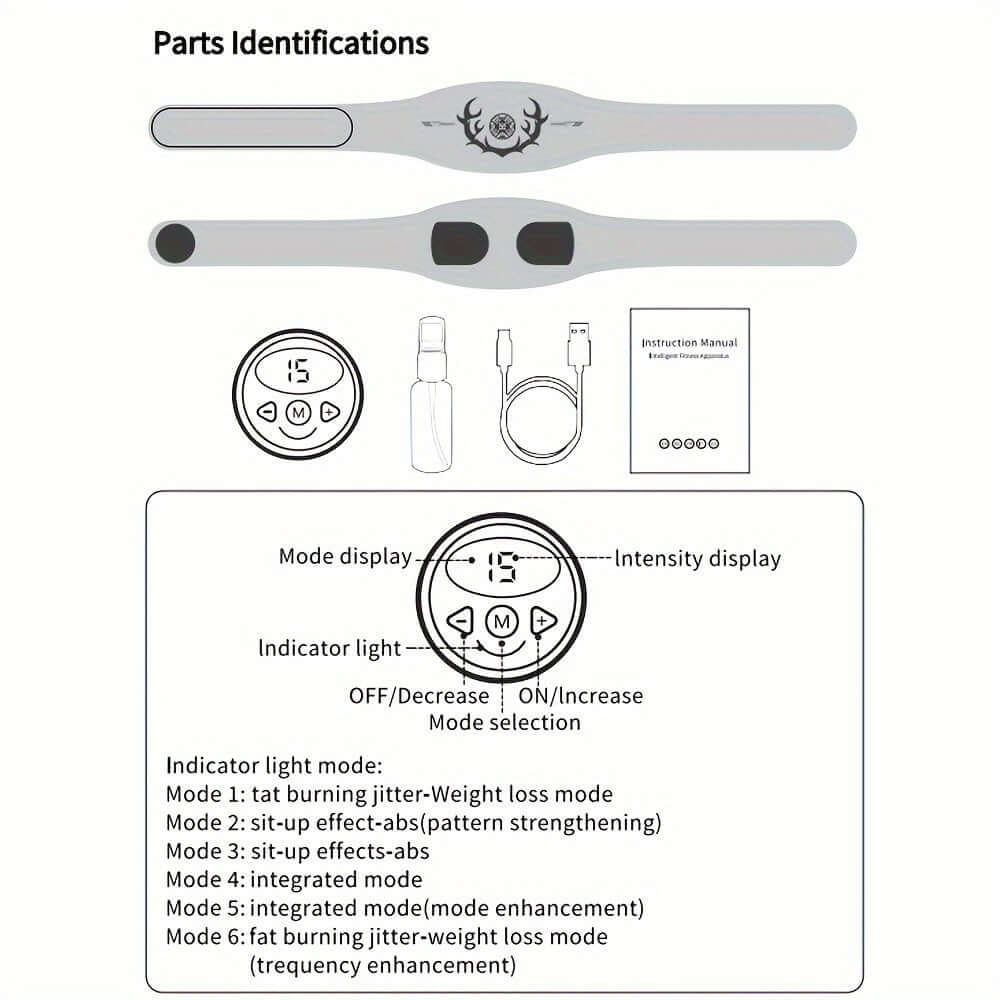Abdominal Muscle Trainer - Fitness Belt(Blue) product image 2
