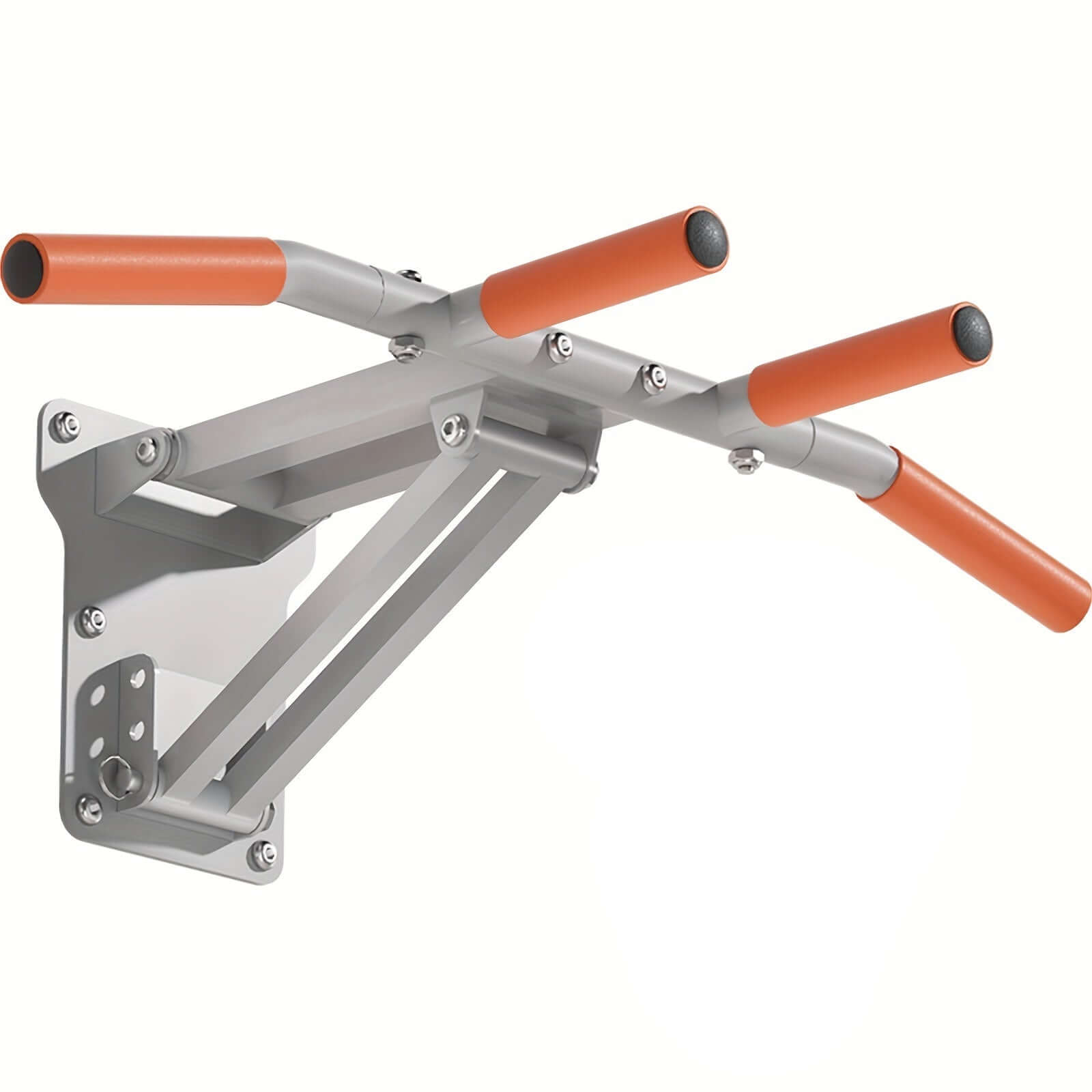 durable wall mount pull-up bar with ergonomic grips for home gym workouts