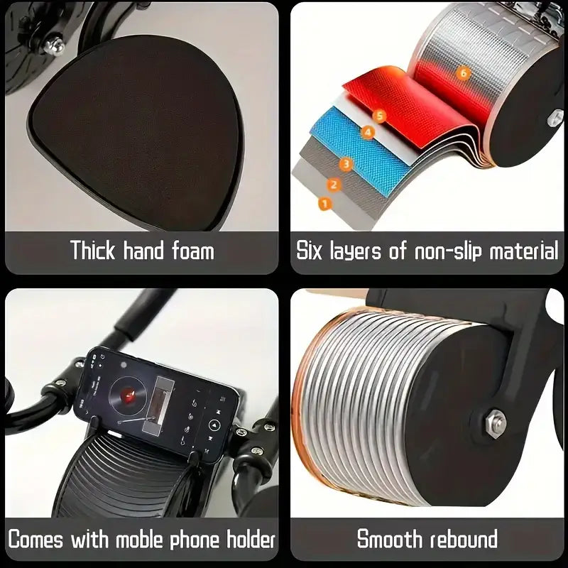 Automatic Rebound Abdominal Wheel with Elbow Pad product image 3