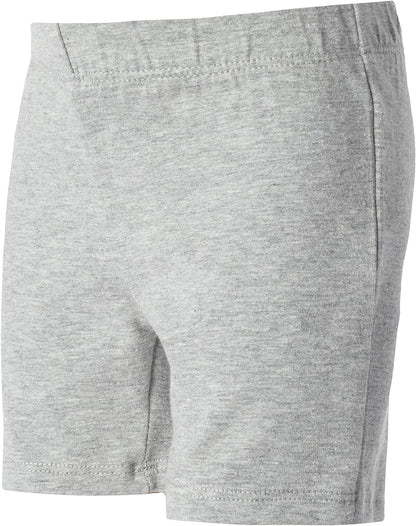 MY WAY toddlers and girls bike shorts, cotton and spandex, 3-pack, ideal for under dresses, dance, or cartwheel activities, sizes 2T-16.