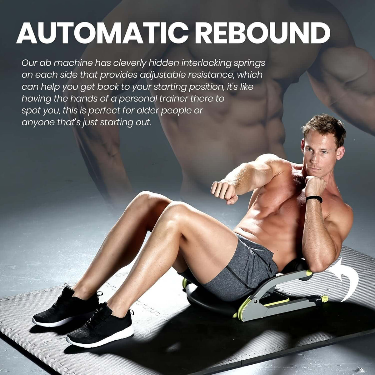 Sit Up Core Trainer Stainless Steel product image 4