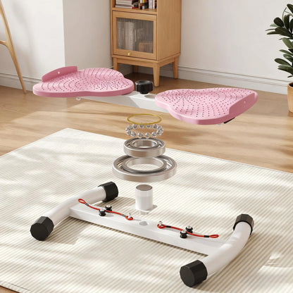 Waist Twist Machine - 300 Lbs Capacity Ab Board, Women'S Portable Exercise Equipment for Home Gym Aerobic Cardio Training