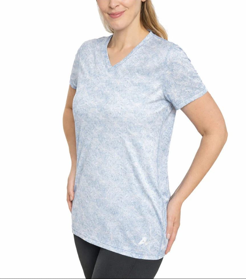 Women'S Cooling V-Neck Short Sleeve T-Shirt