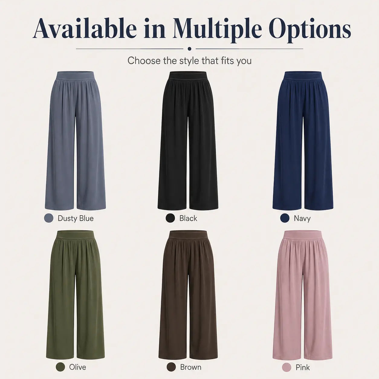 Women’S High Waisted Wide Leg Lounge Pants with Pockets – Lightweight Stretch Casual Yoga Workout Travel Pants