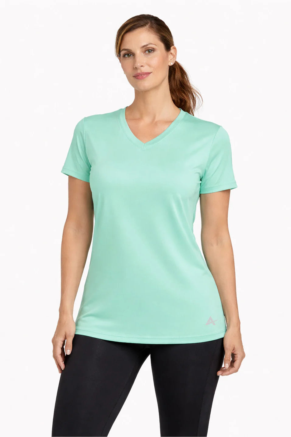 Women'S Cooling V-Neck Short Sleeve T-Shirt