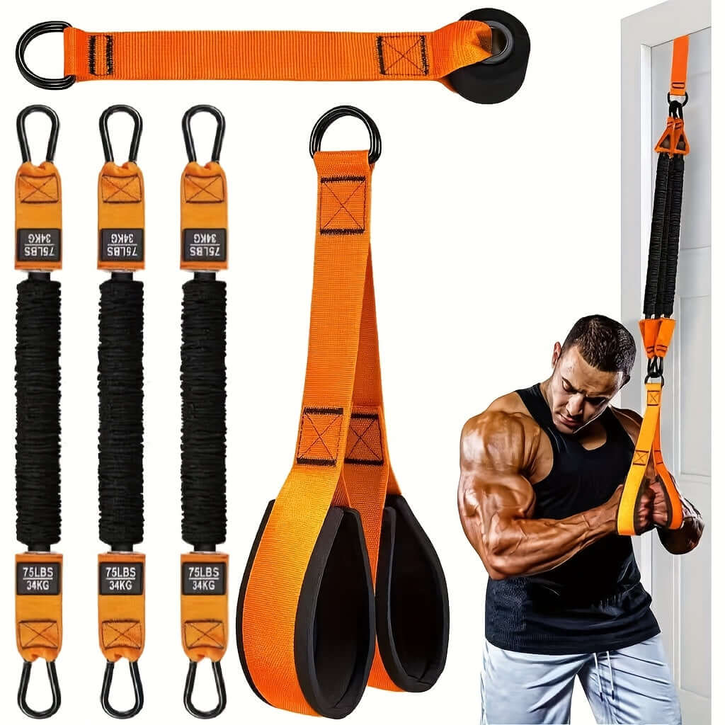 5-Piece Latex Resistance Training Band Set product image 1