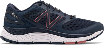 New Balance Women's 840 V4 running shoes in gray with white accents and cushioned soles, designed for comfort and support.