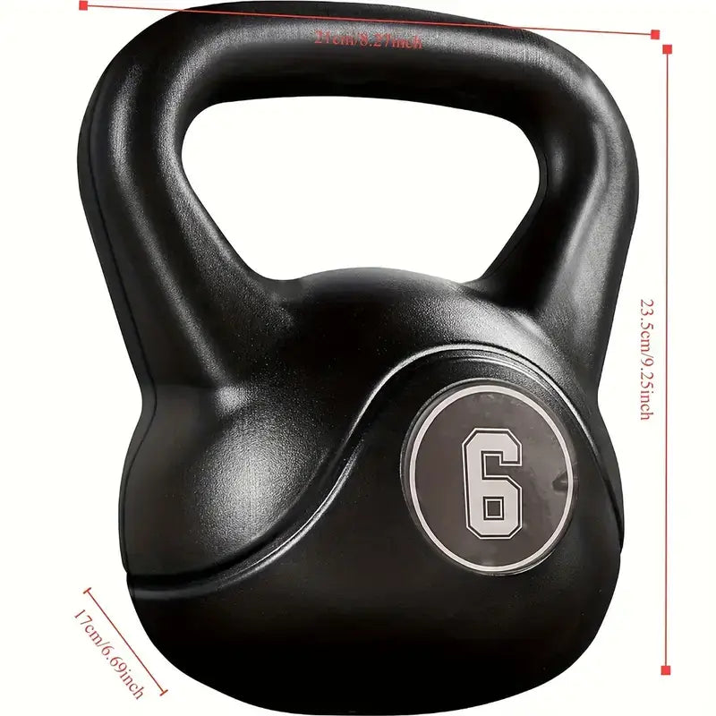 6kg kettlebell for strength training with ergonomic design, ideal for home workouts and gym sessions.