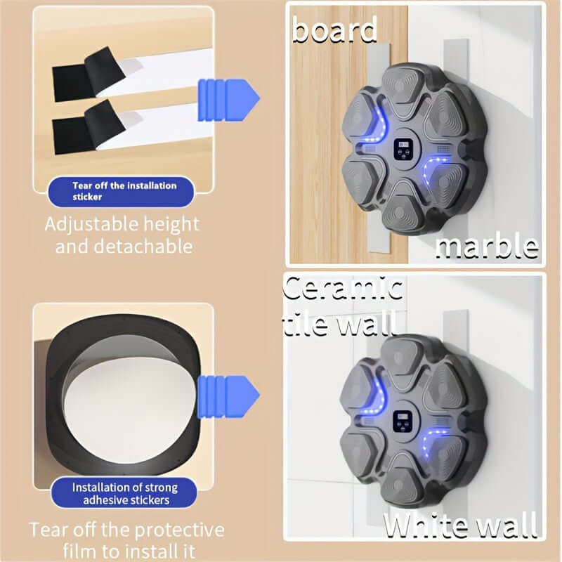 Wireless Wall Punching Pad with Gloves product image 2