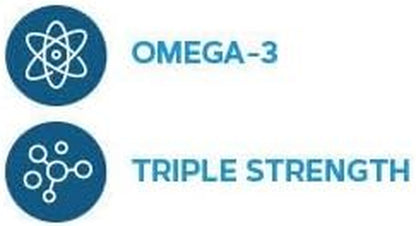 GNC Triple Strength Fish Oil Omega 3 Supplement, 1000Mg EPA and DHA, Supports Heart, Brain, Skin, Eye and Joint Health, 210 Softgels