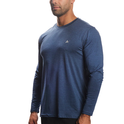 Men'S Cooling Crew Neck Long Sleeve T-Shirt