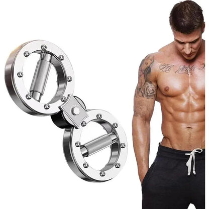Fitness Essentials 2026 adjustable resistance speed arm strength machine with figure-8 wheel for wrist, forearm, and grip training.