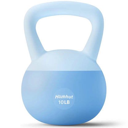 Soft Kettlebell with Handle - Home Gym Weight Training Equipment for Strength Conditioning, Core Training