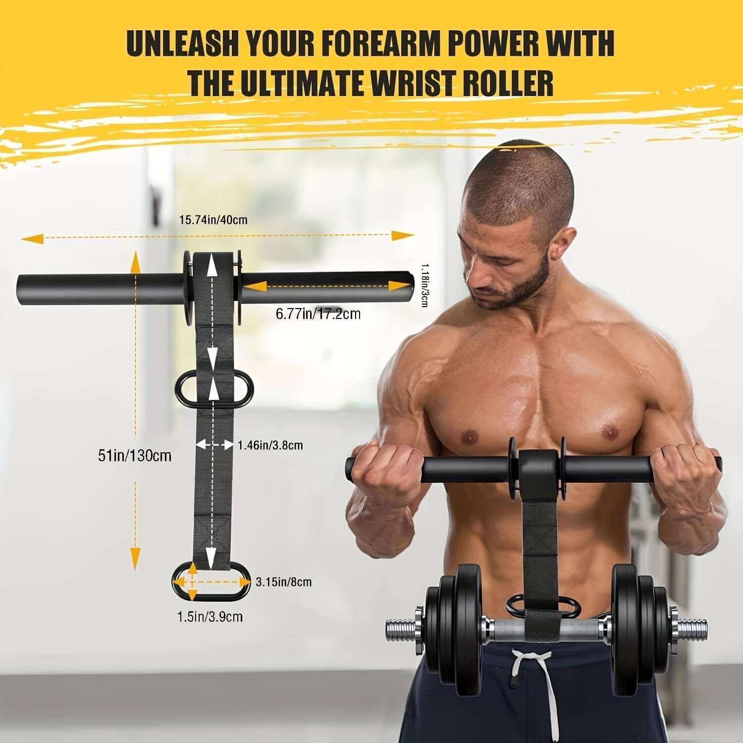 Ultra-Strong Forearm & Wrist Strengthener for fitness showcased in action to enhance workout performance.