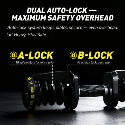 Adjustable Dumbbells Set – All-in-One Free Weight Pair