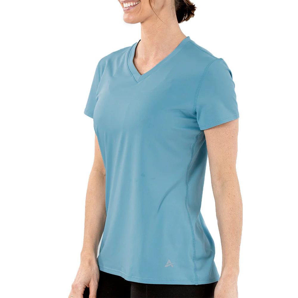 Women'S Cooling V-Neck Short Sleeve T-Shirt