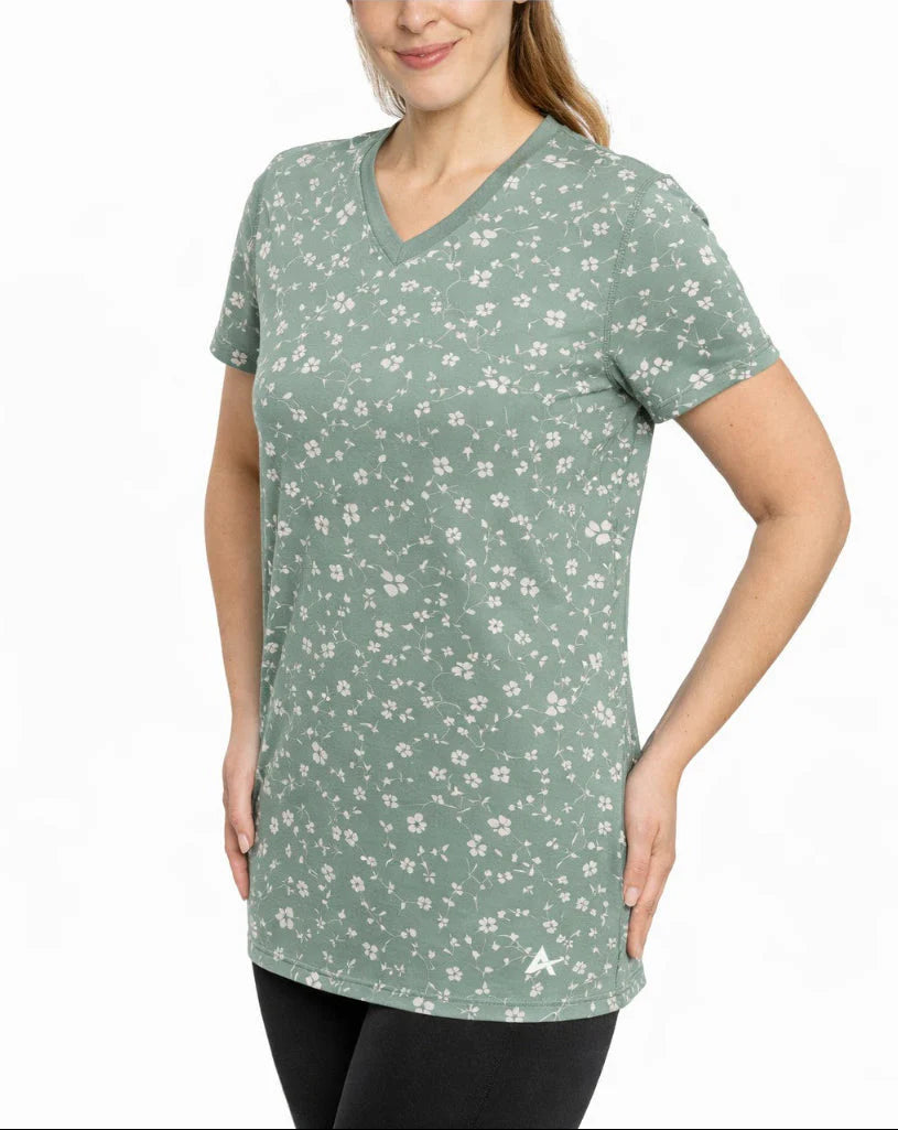 Women'S Cooling V-Neck Short Sleeve T-Shirt