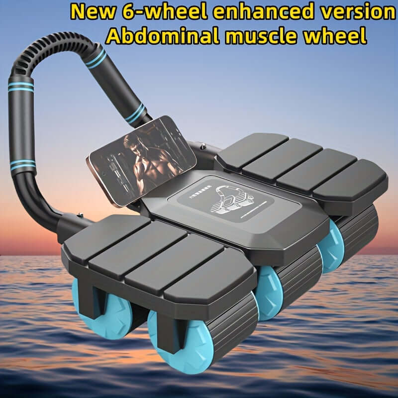 6-Wheel Ab Trainer with Elbow Support & Pad product image 2