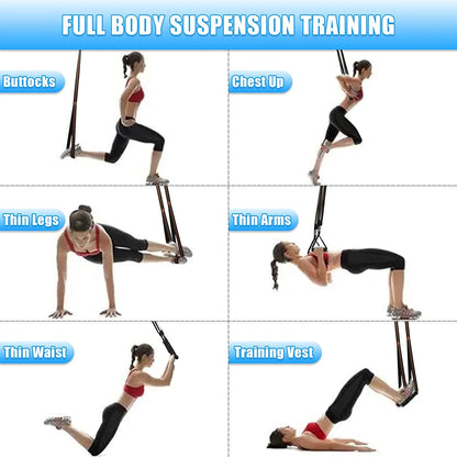 Nylon door anchor strap for resistance bands, part of Fitness Essentials 3-piece set, suitable for home gym resistance exercise.
