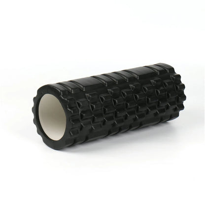Fitness Essentials 26/33cm yoga foam roller for fitness, Pilates, back muscles, muscle massage, myofascial release, gym, or home use.